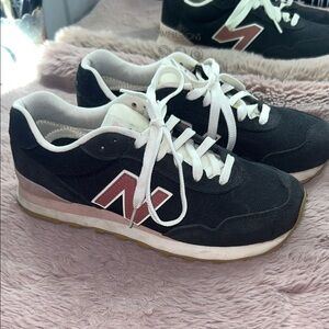 New Balance Black and Pink Women's Sneakers